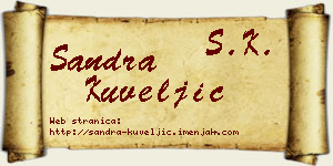 Sandra Kuveljić vizit kartica